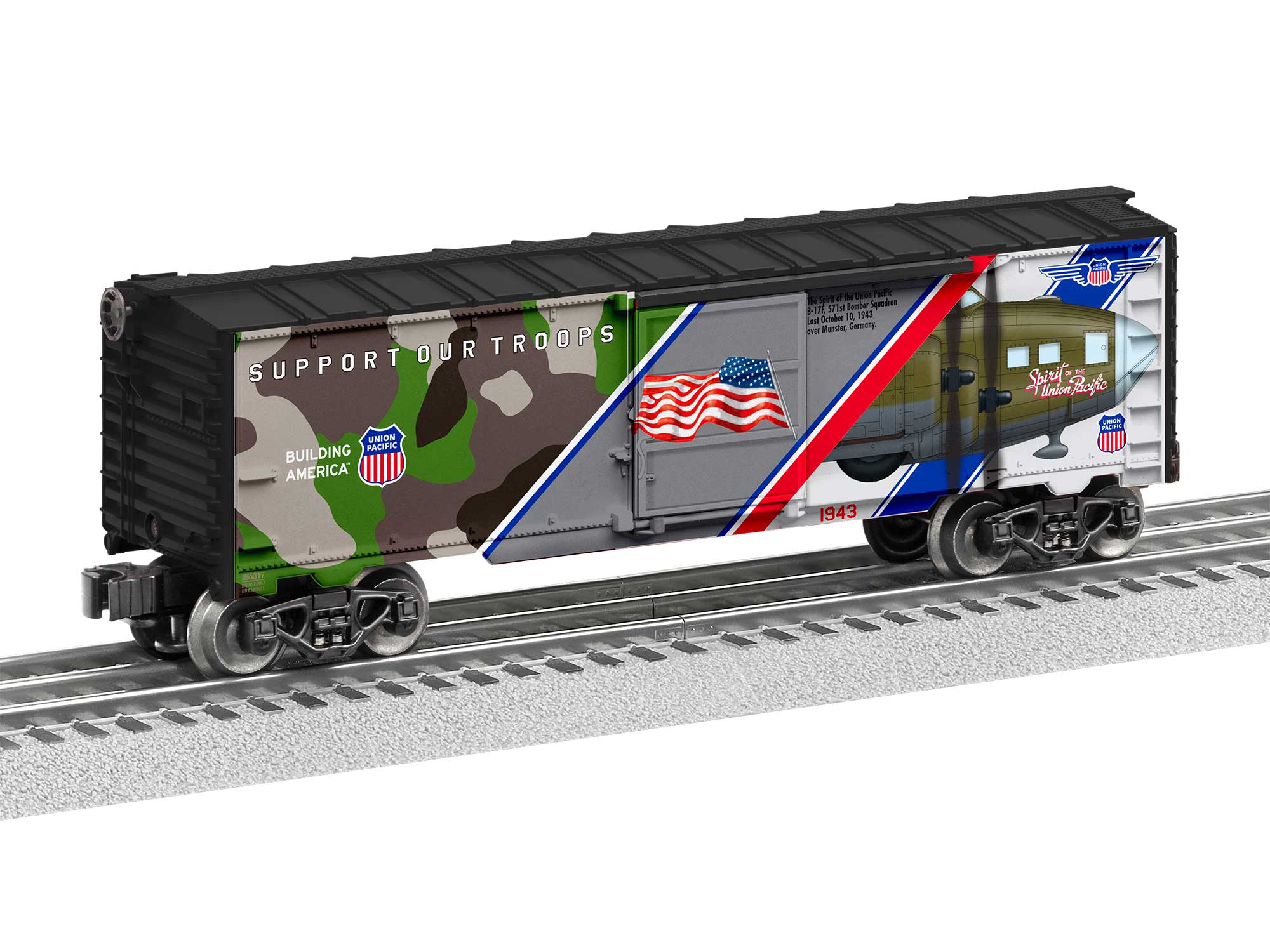 Spirit of the Union Pacific Made in USA Boxcar